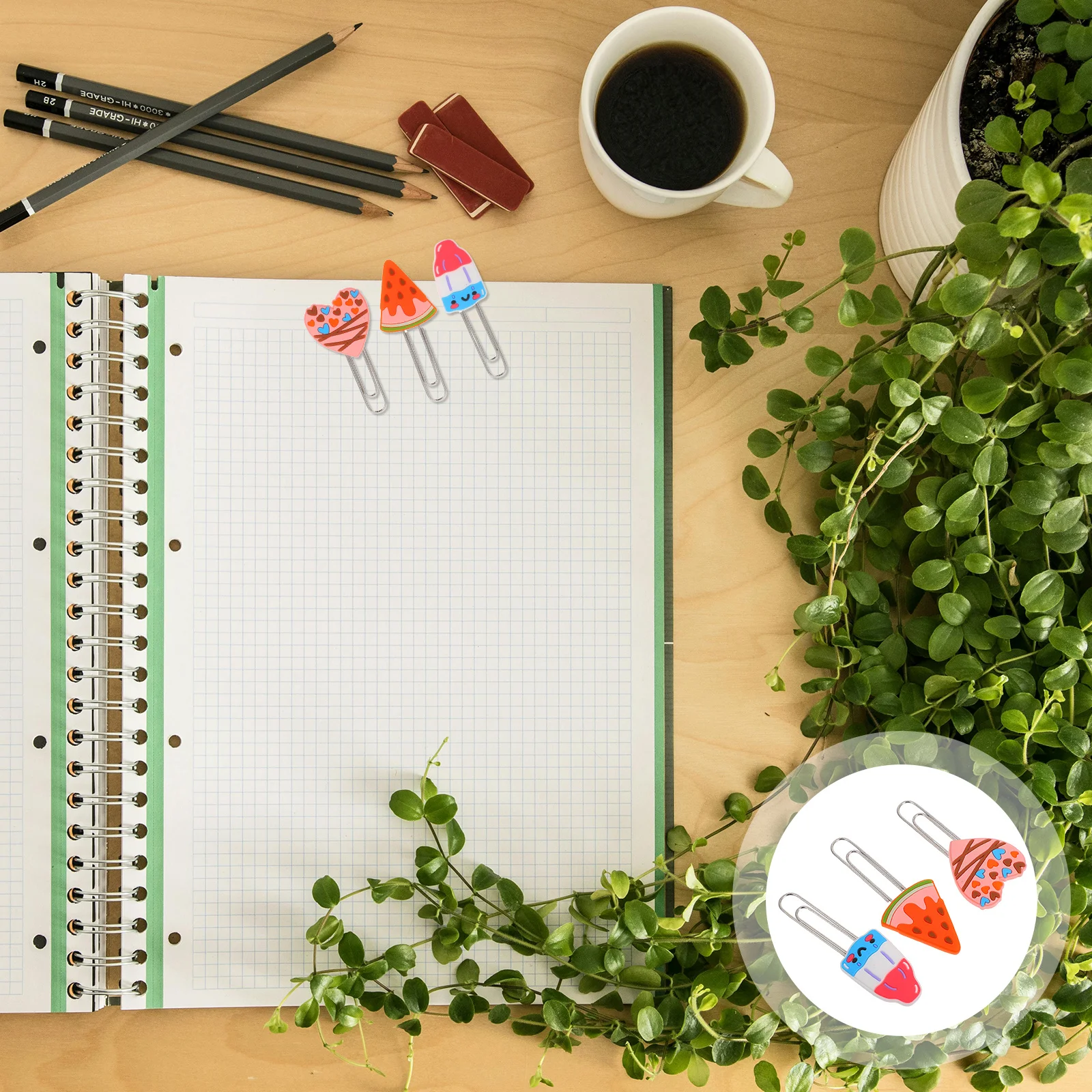 

3Pcs Adorable Cartoon Bookmarks Paper Clips Creative Animal Design Office School Supplies Fun Decorative Accessories