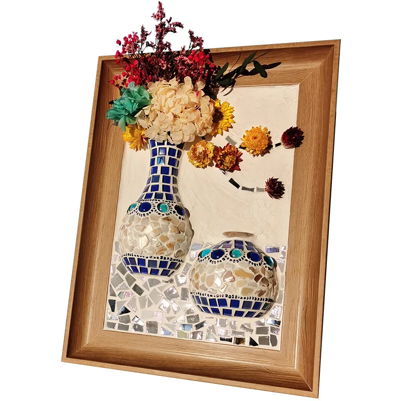 

Diy Mosaic Physical Three-dimensional Decorative Painting Creative Painting Materials Package Homemade Ornaments Hanging Picture