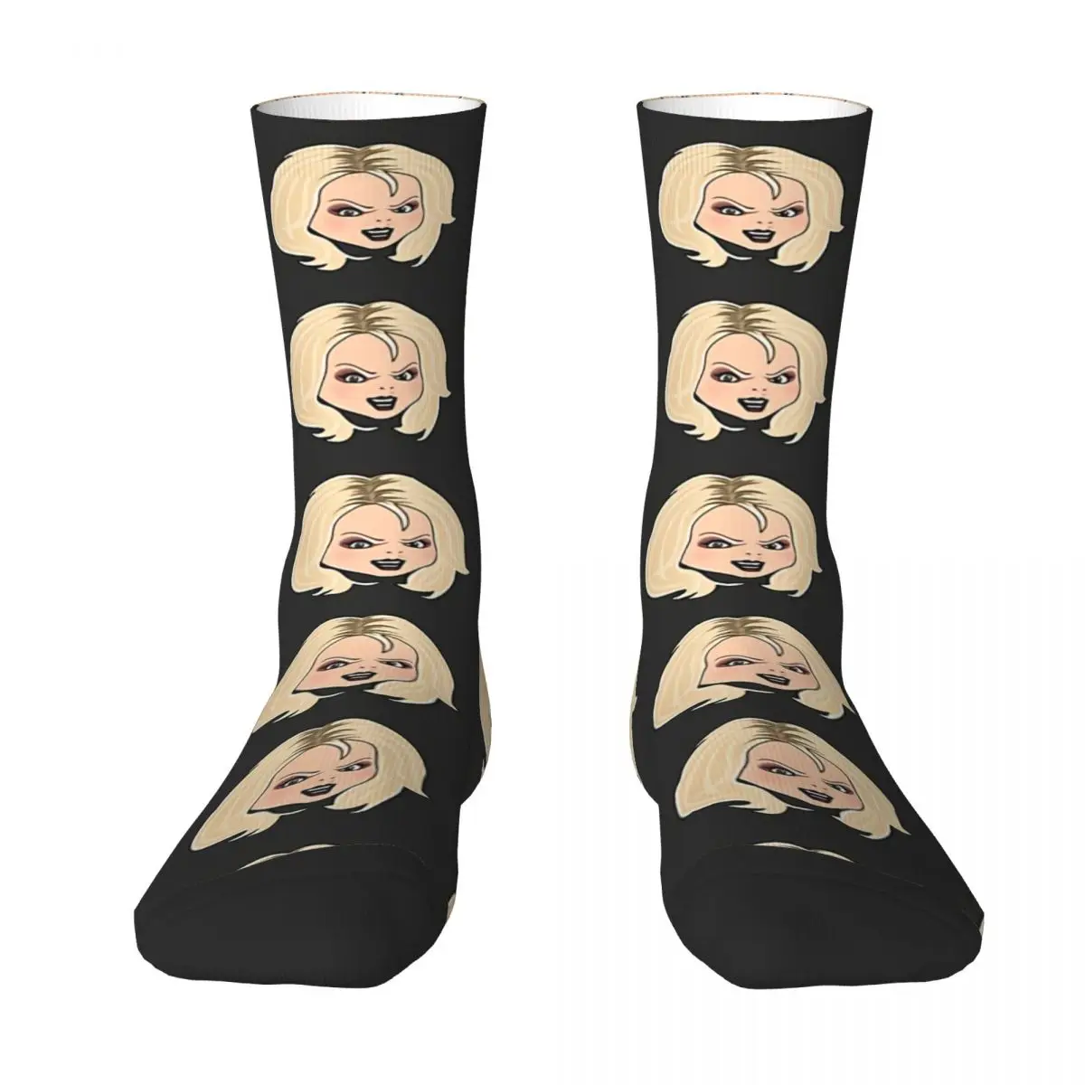 Tiffany Anime Child's Play Chucky Kawaii Socks Hiking Cartoon Pattern Socks