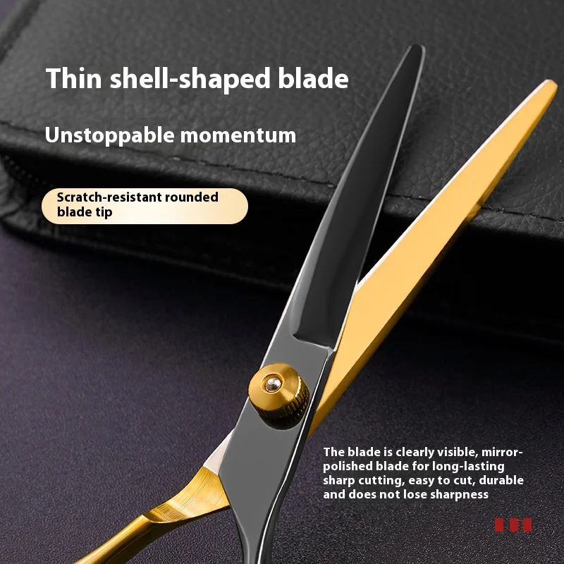 

Hair Cutting Shears Set Professional Thinning And Texturizing Scissors For Home Use Or Salon Layered Haircut Styling Kit