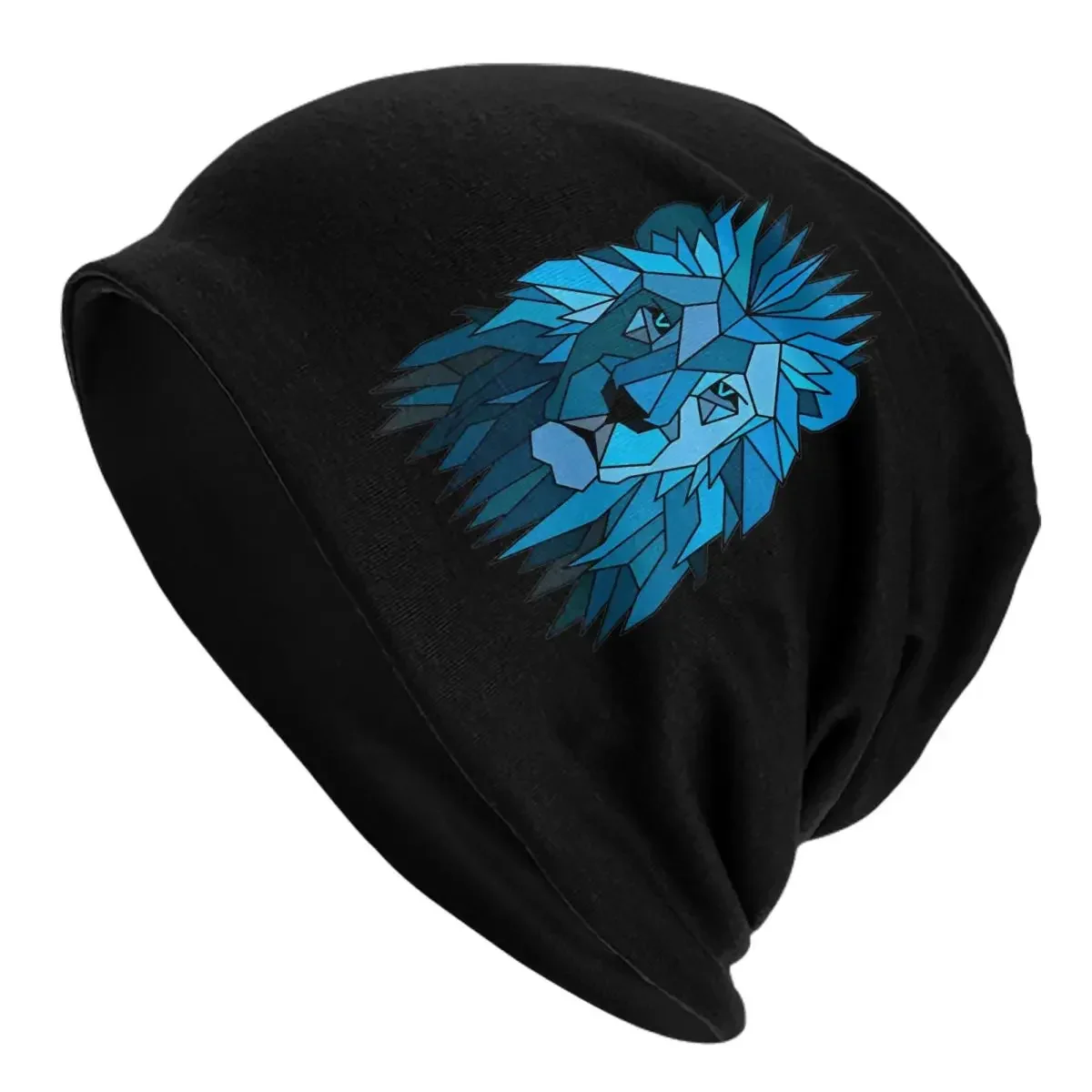 Detroit Grit Caps Blue Lion Casual Adult Ski Skullies Beanies Hats Spring Warm Multifunction Bonnet Knitted Hat