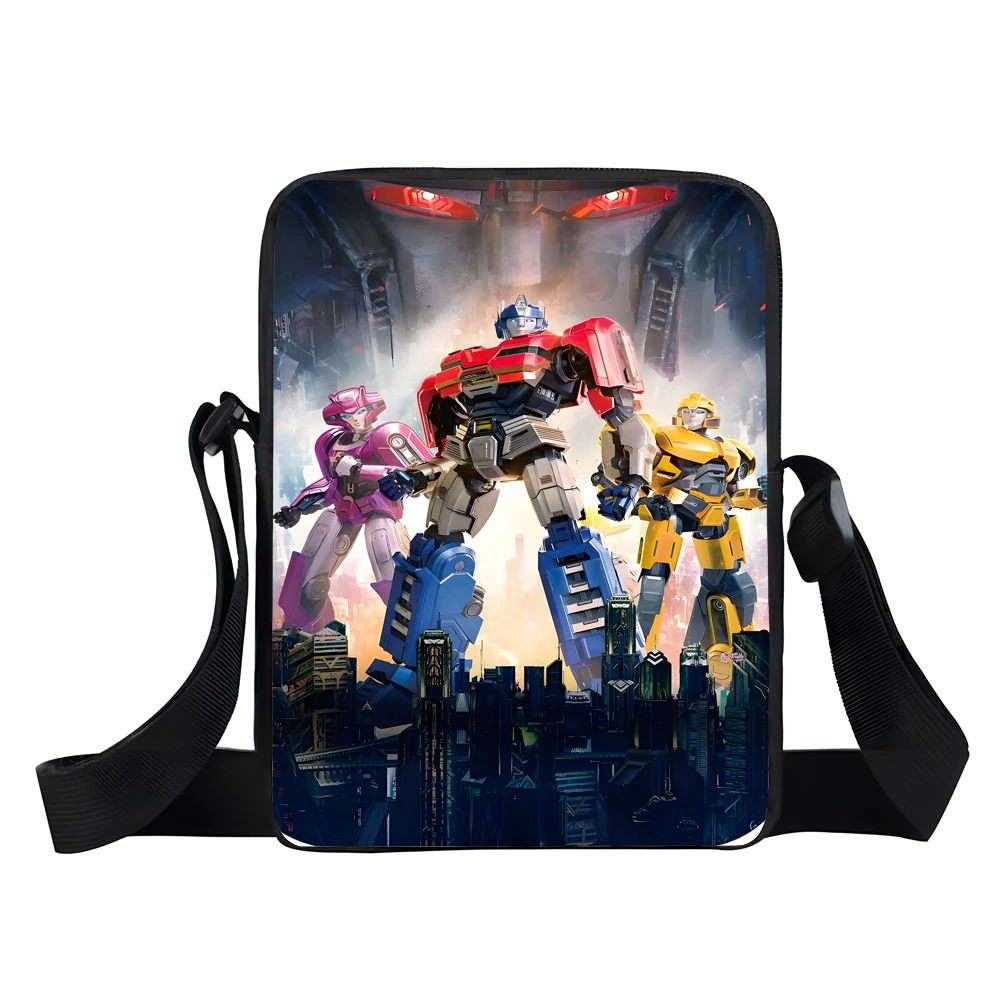 

Boy Girls Movie T-Transformers Printed Shoulder Messenger Bag Child Casual Handbag Men Women Phone Bag Shopping Bag
