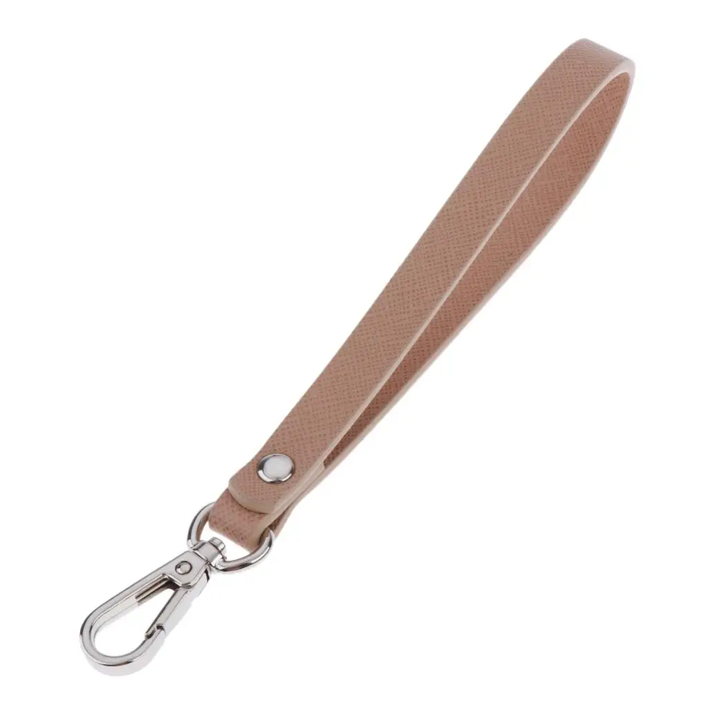 

Wristlet Strap Replacement Keychain Cellphone Pu Leather Hand Strap with Lock