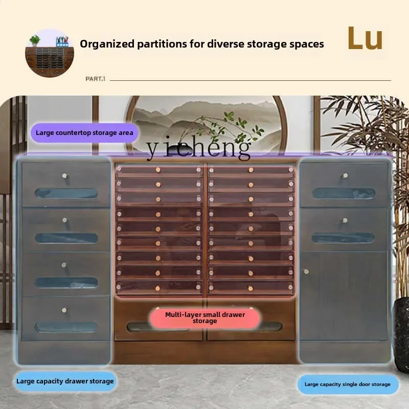Display Cabinet Nail Polish Storage Multifunctional Storage Nail Shop Wall Floor Cabinet