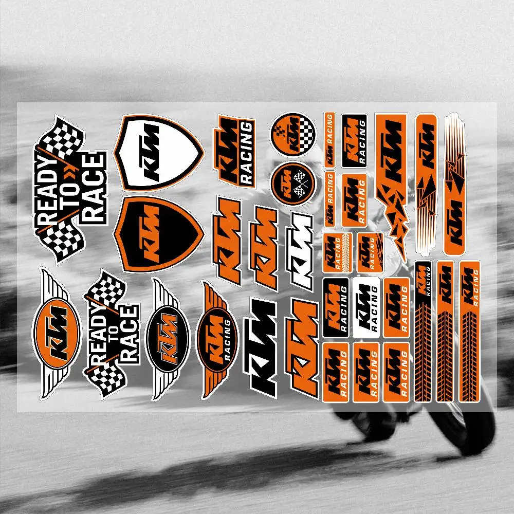 

KTM Stickers Moto Sticker Auto Body Bumper Windows Motorcycle Laptop Walls Vinyl Decal Car Tuning Accessories