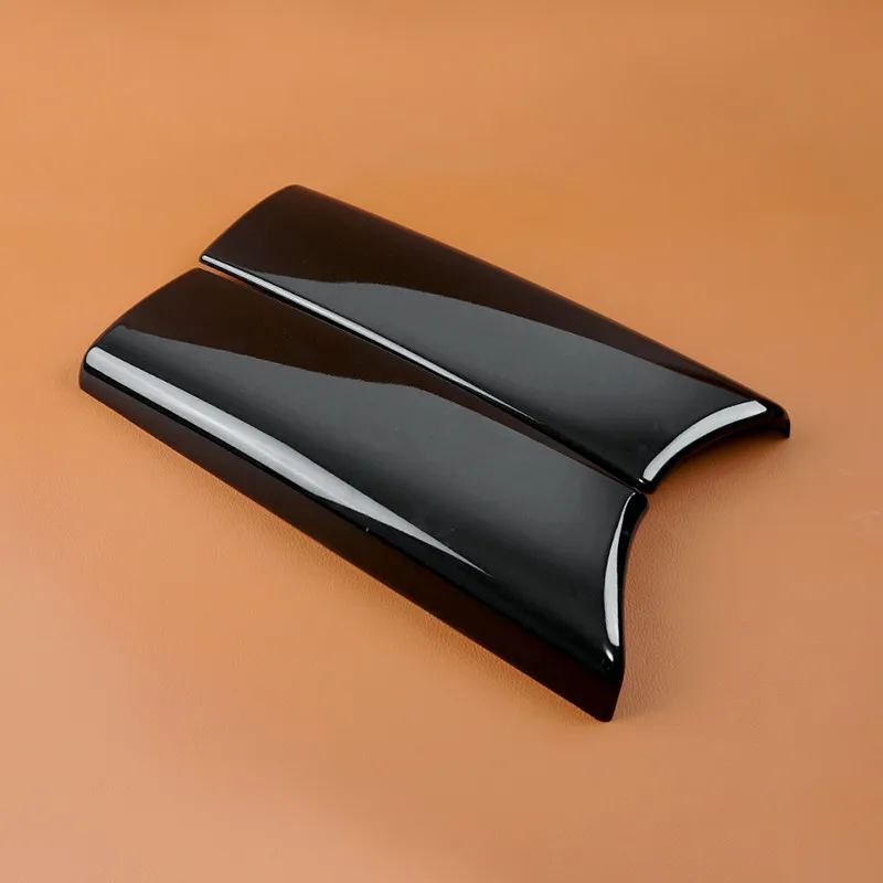 ABS Bright Black Car Accessories Center Control Armrest Box Cover Trim For Mercedes Benz C GLC Class W205 X253 2015 2016 - 2021