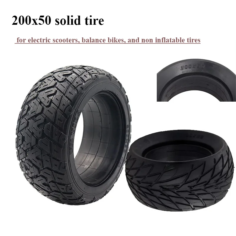 200 x90 solid tires are suitable for electric scooters, balance bikes, and non inflatable tires