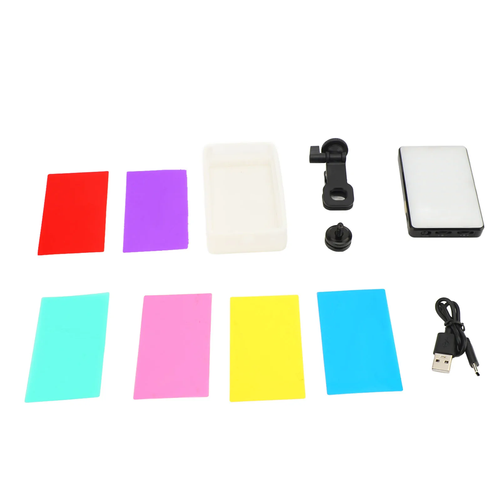 صفقة التخليص LED سطح المكتب التصوير الضوئي المحمولة الفيديو الضوئي 20 وضع الإضاءة RGB أدوات تسجيل الفيديو البث المباشر #3