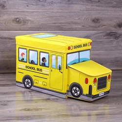 Multifunctional Children's Toy Storage Box Foldable Cartoon Car Head Storage Bin Home Goods Direct Manufacturer Offering