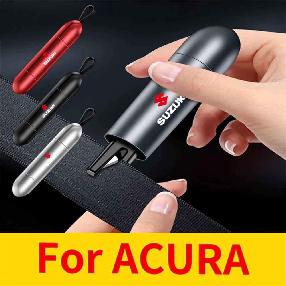 

Car Safety Hammer Window Breaker Emergency Life-Saving Escape Tool Center Cover For Suzuki Grand Jimny IGNIS ALTO Swift Samurai