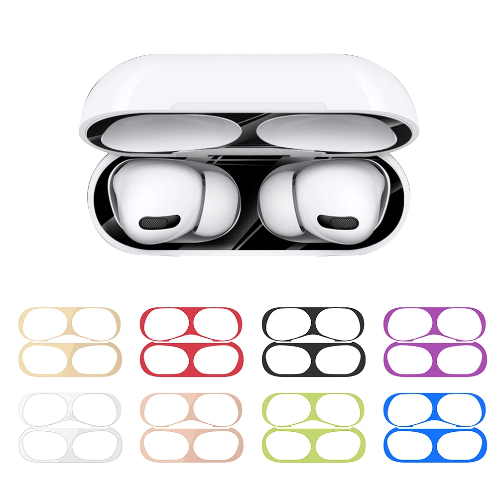 غطاء لـ AirPods Pro 2 ملصق مقاوم للغبار لأجهزة AirPods Pro 3 Pro2 USB C طبقة حماية ضد الخدش لأجهزة Airpods Pro 2nd ملصق