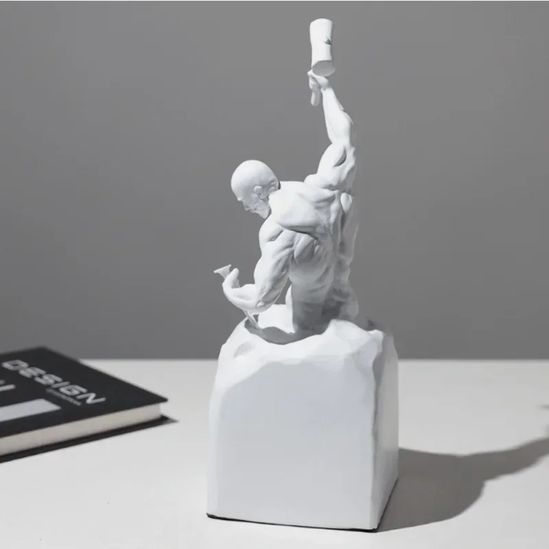 Modern Art Figure Sculptures, Home Decor, Living Room, Carving, Inspiring Soft Decoration, Self Sculpting Figure Sculptures