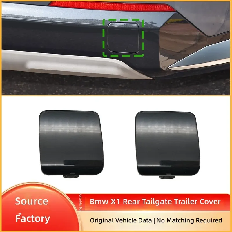 For BMW X1 U11 U12 Rear Bumper Trailer Tow Hook Cover 51128465818