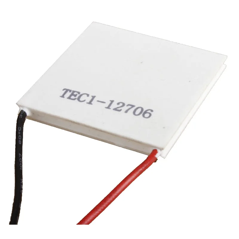 12V 5.8A 65W TEC1-12706 Thermoelectric Cooler Cooling Peltier Plate Module 40X40mm