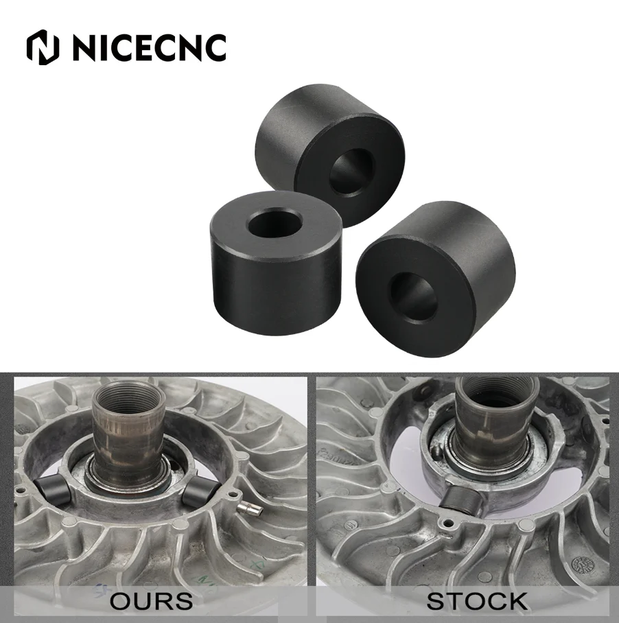 

NICECNC for X3 Driven Clutch Rhino Roller Kit for Can Am Maverick X3 Max R 4x4 XDS XMR XRC Turbo DPS Nylon UTV Accessories Parts