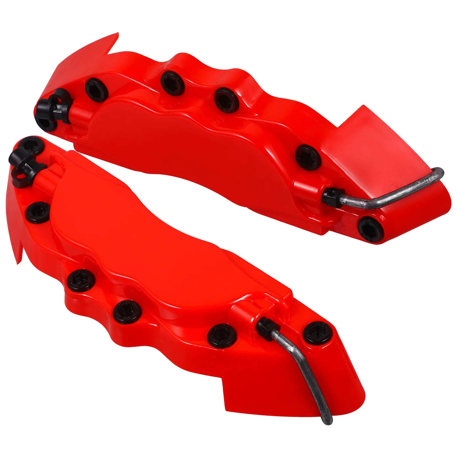 

1 Pair Brake Caliper Aesthetic Covers Abs Stylish Car Wheel Hub Decor Auto Accessories Durable Easy Installation Rear Front Disc