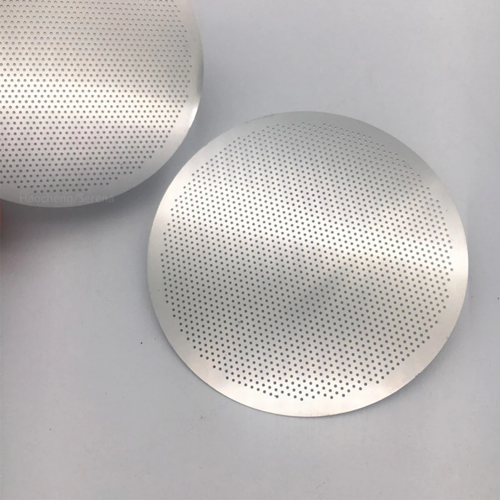 

Stainless Pot Filter Healthy Screen Reusable Easy Clean Metal Mesh Fits Perfectly Travel Camping Coffee Strainer
