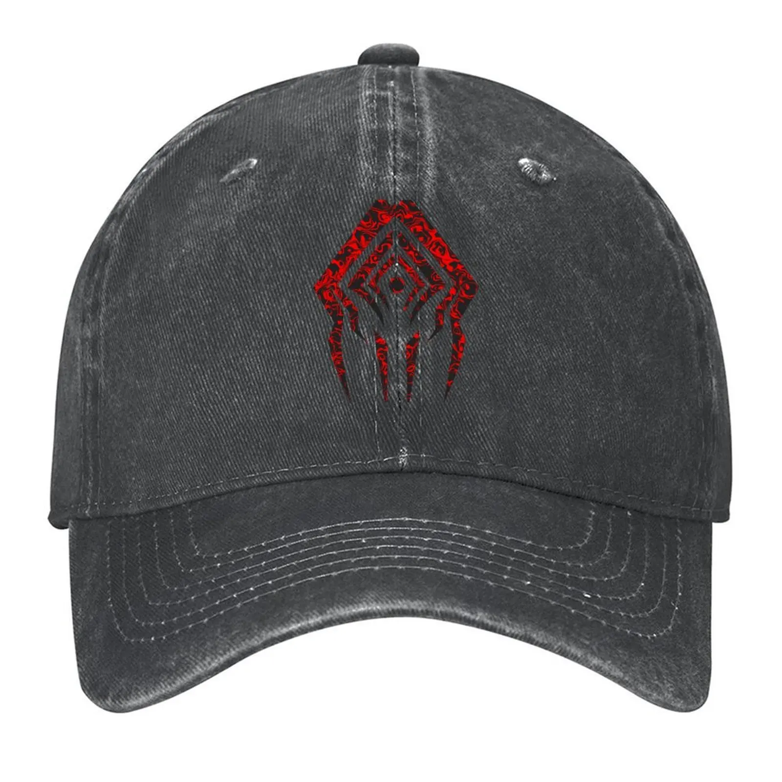 

Warframe Stalker Sigil Baseball Cap Trucker Cap party Hat black Luxury man cap Girl Men's