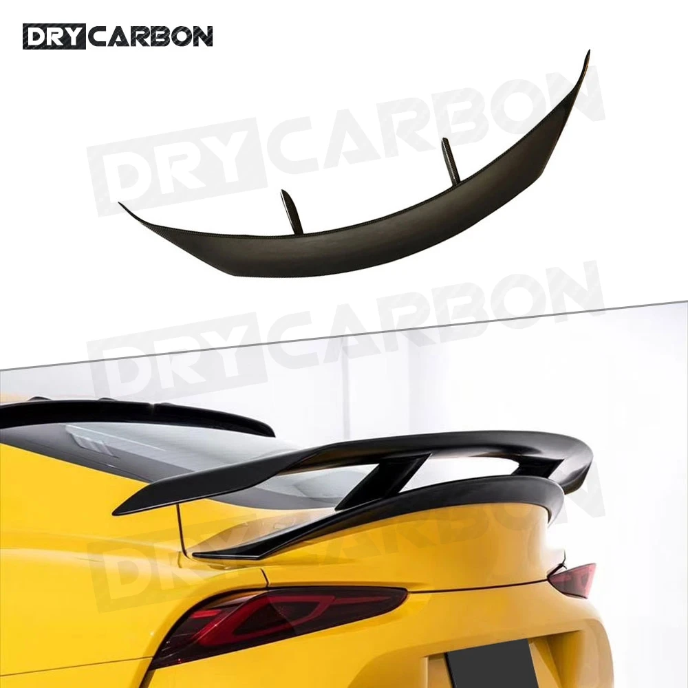 

Carbon Fiber Rear Spoiler Lip Wings for Toyota Supra 2019 - 2020 FRP Car Styling Duckbill Auto Trunk Wing Spoiler
