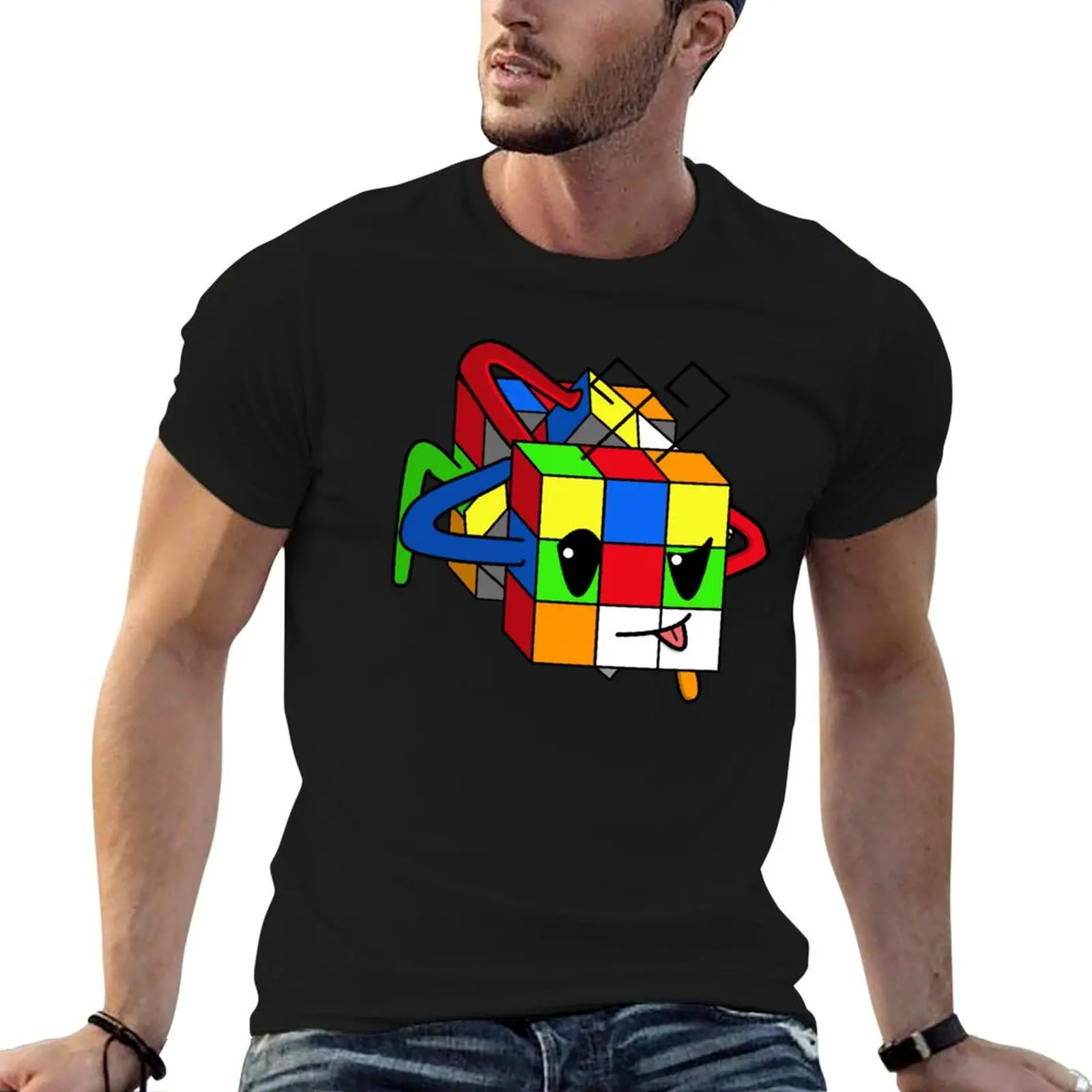

Puzzle Cube Ant T-Shirt t shirt custom print graphic t shirts for man funny t shirts cotton T-Shirt