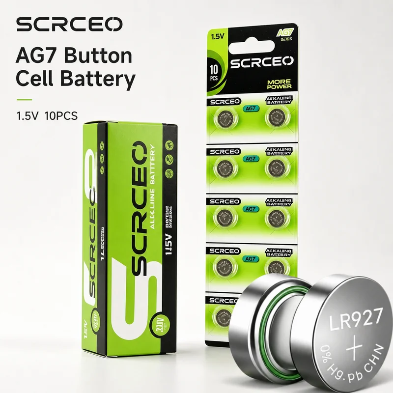2-60PCS AG7 LR927 LR57 SR927SW SR927W 395 399 395A Button Cell Batteries for Watches Toys Remote Controls