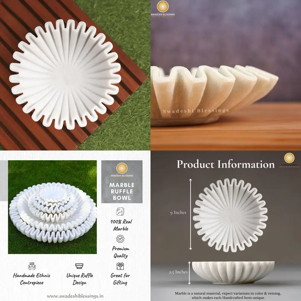 

Мраморная чаша ручной работы с рюшами – винтажная фруктовница, декоративная подставка для цветов, подарок на новоселье и свадьбу