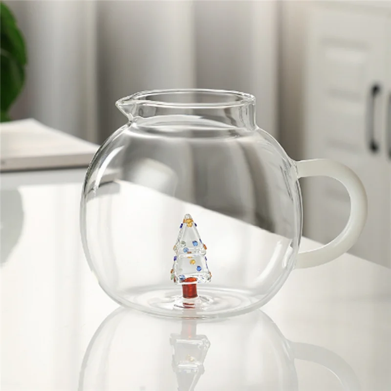 

ABVA-Cute Pot-Belled трехмерный чайник с животными, фермерский чайник, крутой чайник, 1600 мл, бытовой боросиликатное стекло B-16