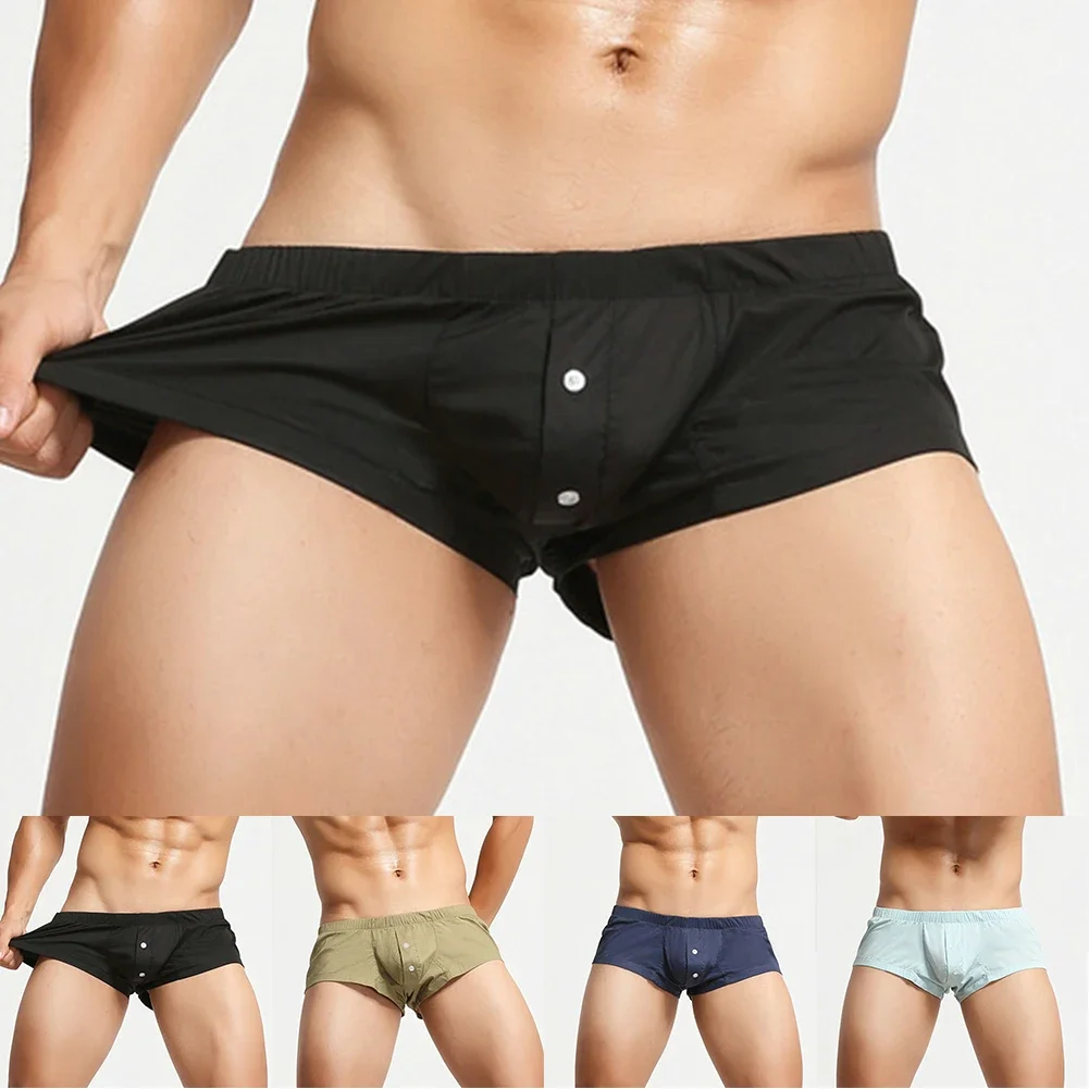 

Hot Sale New Fashionable Mens Underwear Underpants Cotton Lounge Wear Low Rise Comfortable Nightwear Pyjama Sexy