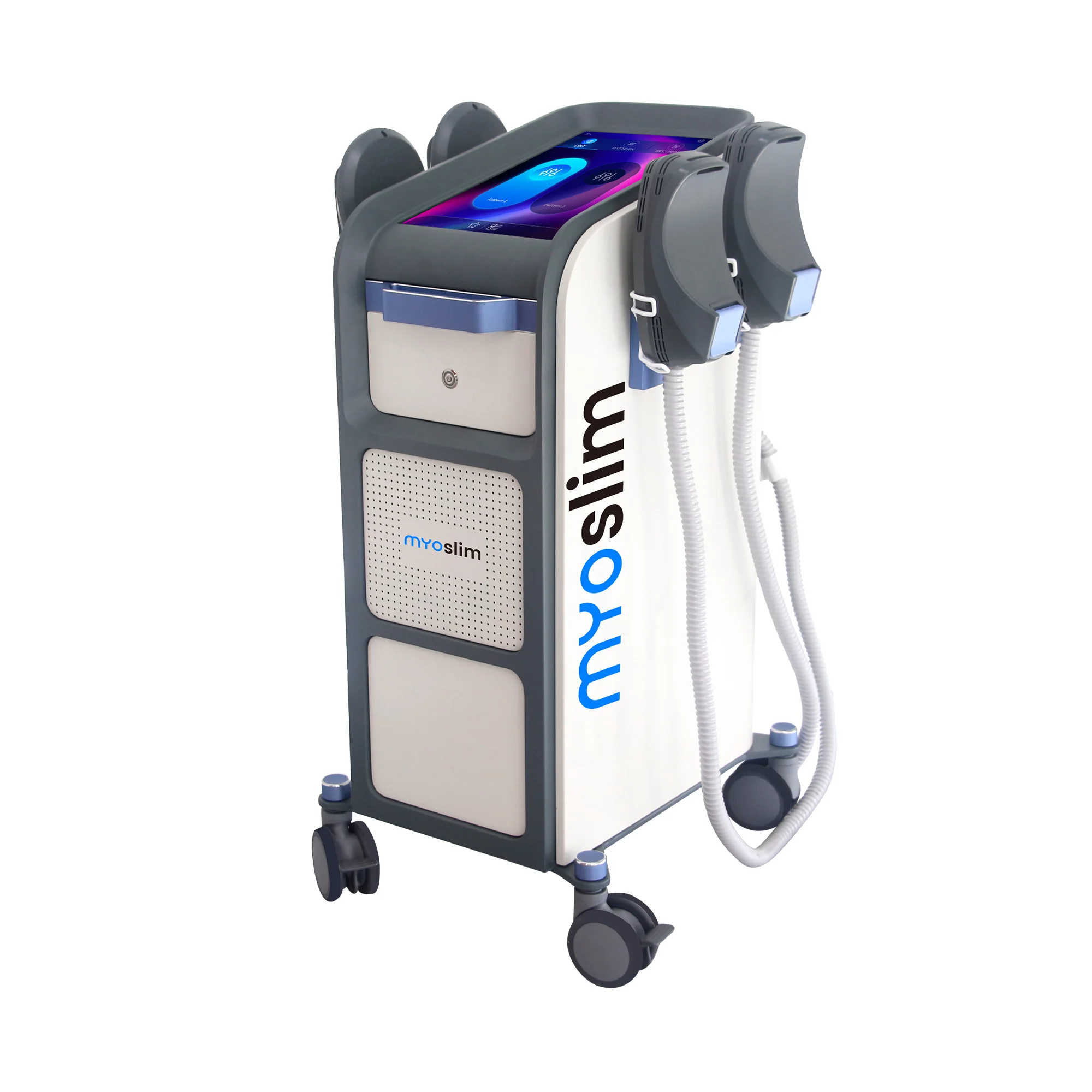 Myoslim NEO Stimolatore muscolare Macchina per scolpire il corpo 4 maniglie RF 200Hz Macchina per bruciare i grassi commerciale/uso domestico