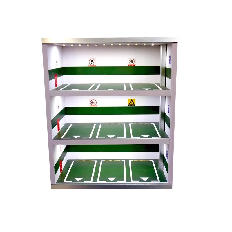 1:43 Underground Parking Lot  3 Layers Garage Display Cabinet For Model Car Storage Box Rack Scene Decoration