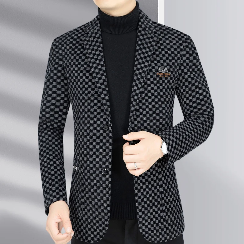 سترة رجال الأعمال شهم الزفاف المألوف متقلب أفضل رجل، التخسيس وعارضة السترة في منتصف العمر وكبار السن #2