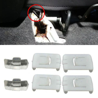 6X For SEAT Arosa 6H Ibiza MK2 6K Cordoba 6K1, 6K2, 6K5 Toledo MK1 (1L) Car Seat Fastener Rail Runner Clip Slider Guide Parts