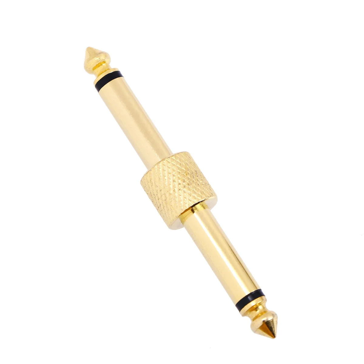 Acopladores de pedal de guitarra, 6 peças, 6.35mm, material premium, construção robusta, ideal para guitarristas profissionais, acoplador de pedal