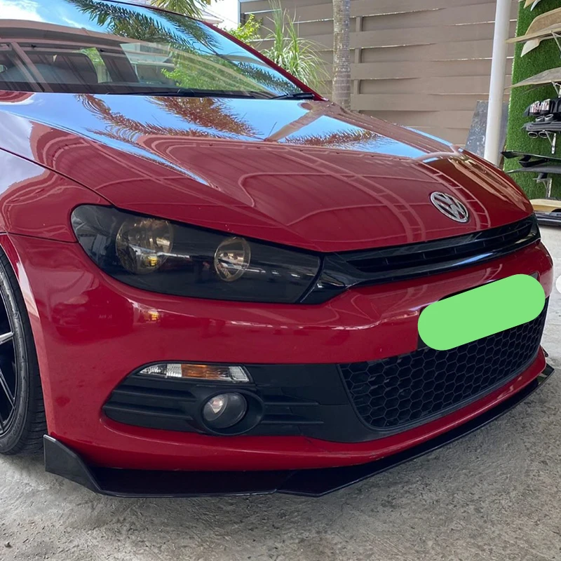 

For VW Scirocco Front Bumper Lip Splitter Spoiler Body Kit Accessories