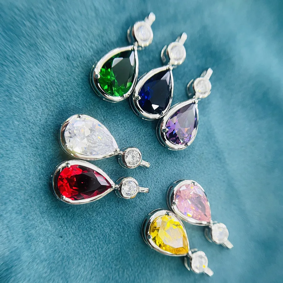 Women's 925 Silver Crystal Pendant Necklace