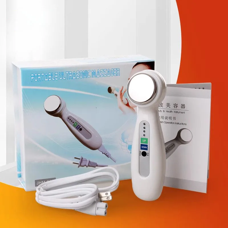 بالموجات فوق الصوتية 1 ميجا هرتز آلة شد الوجه المضادة للتجاعيد مقاومة مدلك العناية بالبشرة الغسيل أدوات يهتز عميق جهاز تجميل الوجه #2