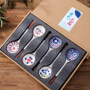 Hand-Painted Ceramic Spoon Set 1