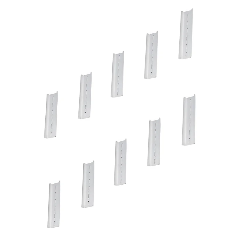 

10pcs 4 Inch Long 35mm Wide 7.5mm High Aluminium Material DIN Rail Slotted Universal Terminal Block Mounting