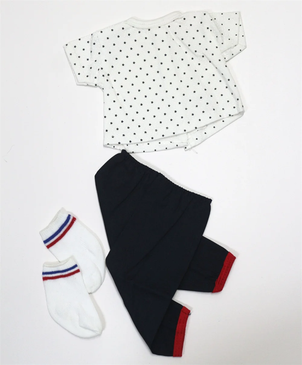 1 Set schöne Freizeitkleidung Puppenkleidung für 18-Zoll-amerikanische Puppen Viele Stile zur Auswahl A92 – Detail 7