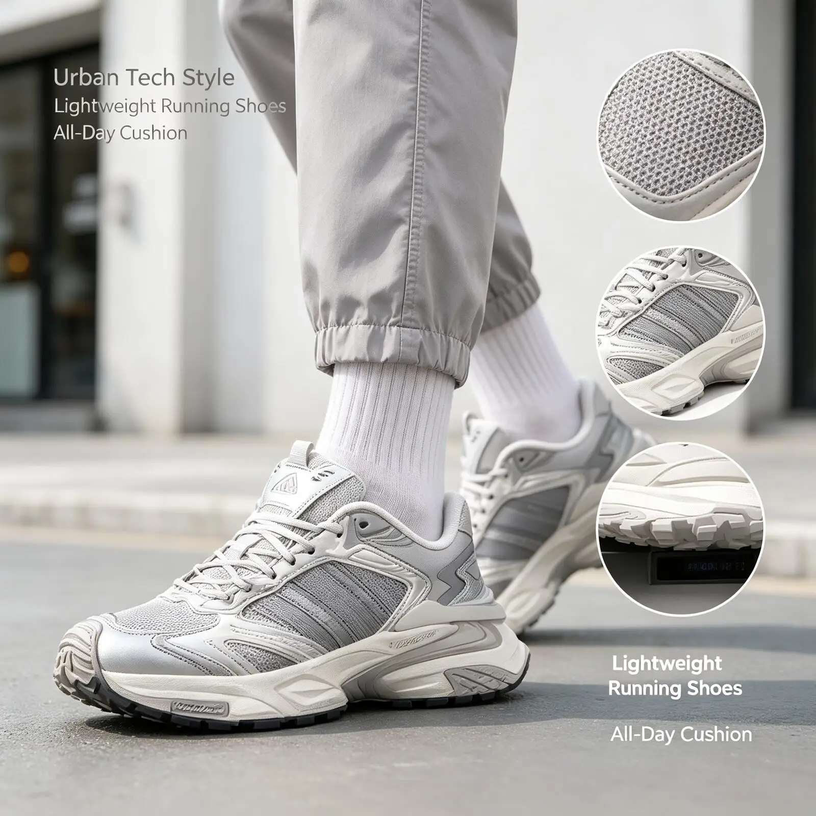 Adidas Men's And Women's Sports Mecha-Style Retro Dad Shoes, Wear-Resistant Casual Running Shoes Kj4569