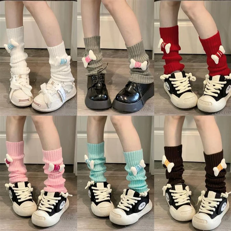 

1 Pair Autumn Winter College Style Cartoon Accessories JK Socks Cover Soft Comfortable Lolita All Season Universal Casual Socks