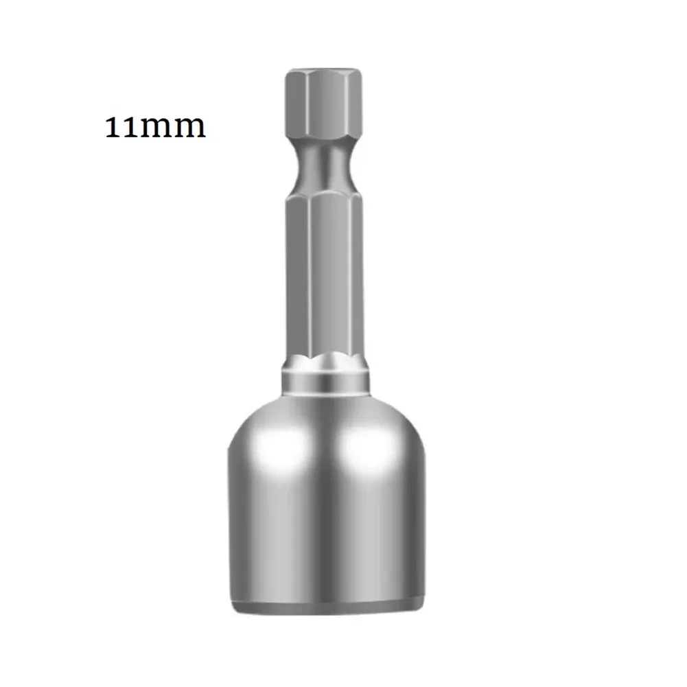 

1pc 6-13mm Impact Socket Magnetic Nut Screwdriver 1/4" Hex Shank Power Nut Driver Drill Bit Hand Tools 6/7/8/9/10/11/12/13mm