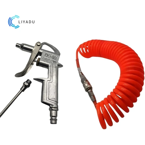 Imagen 2 del producto Herramientas de aire del compresor 3M 6M 9M 12M tubo de PU de alta presión resorte de Gas tubo espiral neumático tubo de acoplamiento rápido UE tipo UE/JP