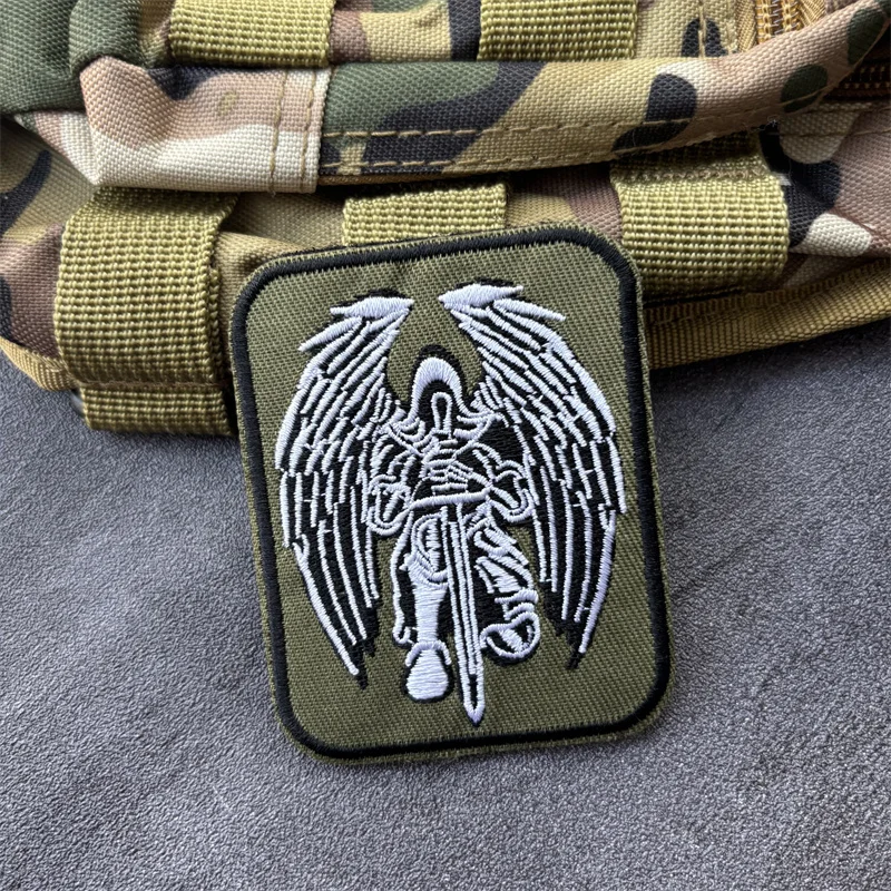 Parche táctico bordado ángel moral – Insignia para mochila MOLLE - imagen 3
