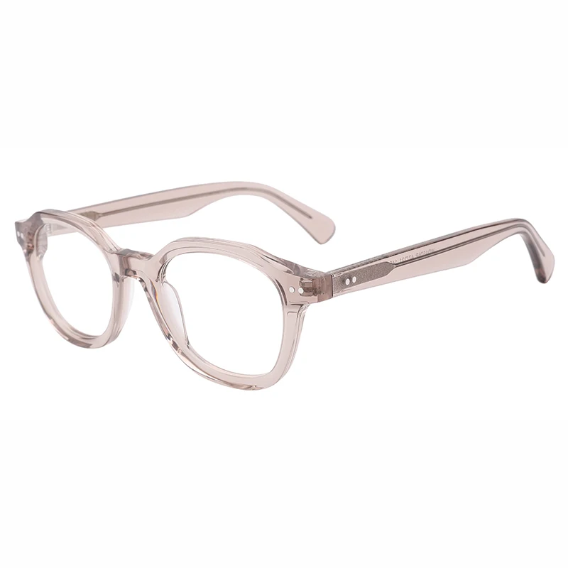 

Унисекс крутые детские ацетатные плоские прямоугольные очки с пунктирным носовым мостом в толстой оправе, оптические линзы по рецепту WD1576P