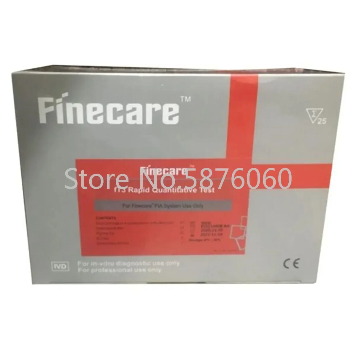 Wondfo Finecare English Version HBA1C TSH HSCRP+CRP LH  CtnI D-Dimer AFP PSA 25pcs Per Box