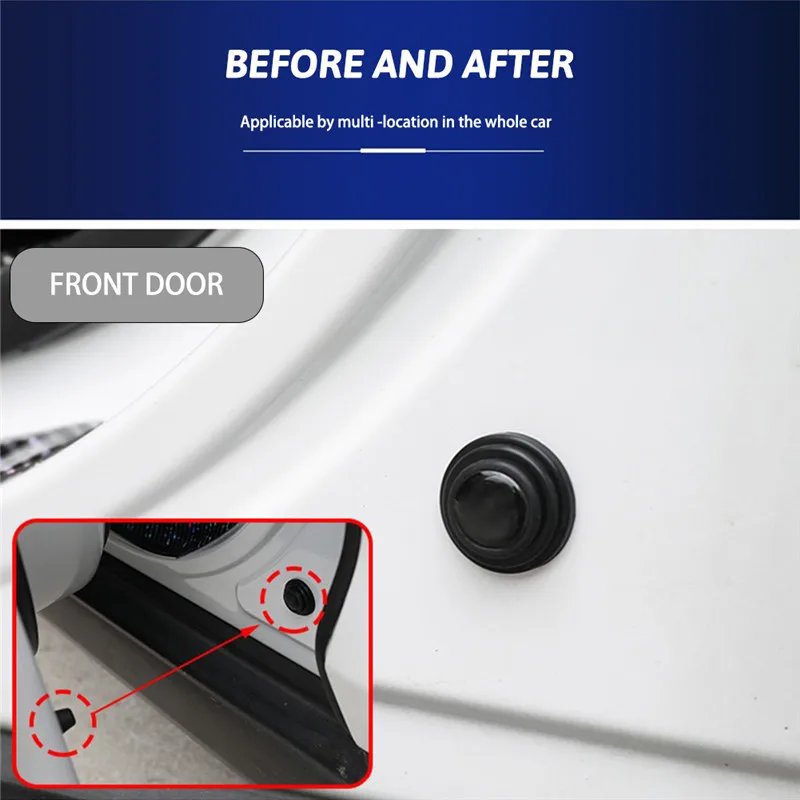 

Закрывающаяся дверь автомобиля, противоударная защитная силиконовая накладка для Audi A3 8P S3 A1 8X A4 B7 B8 B9 A5 A6 C5 C6 C7 A7 TT Q3 Q5 8R