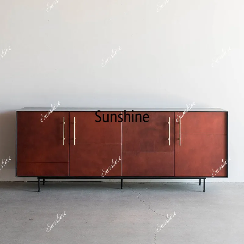 Italian modern simple retro porch locker