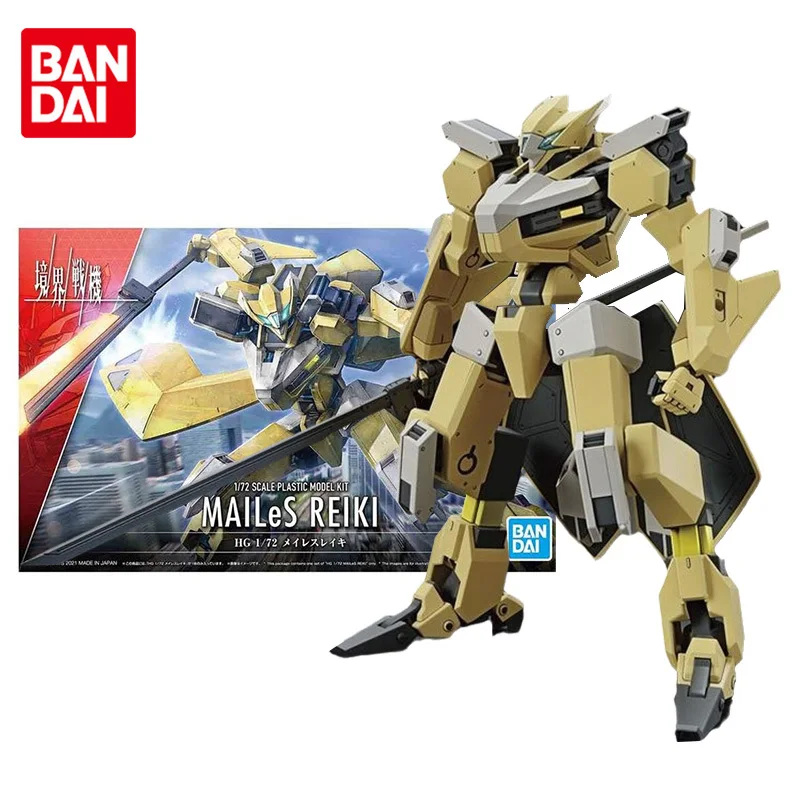 Bandai Genuine AMAIM Warrior Anime Figure HG 1/72 MAILeS Reiki Collection Movable Model Anime Action Figure Toys for Children