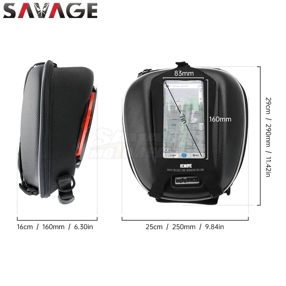 For BMW R1200S R1200GS ADV R1200R R1200 HP2 Sport Tank Bag Luggage Motorcycle Parts Navigation Tanklock Bag Waterproof 2004-2014